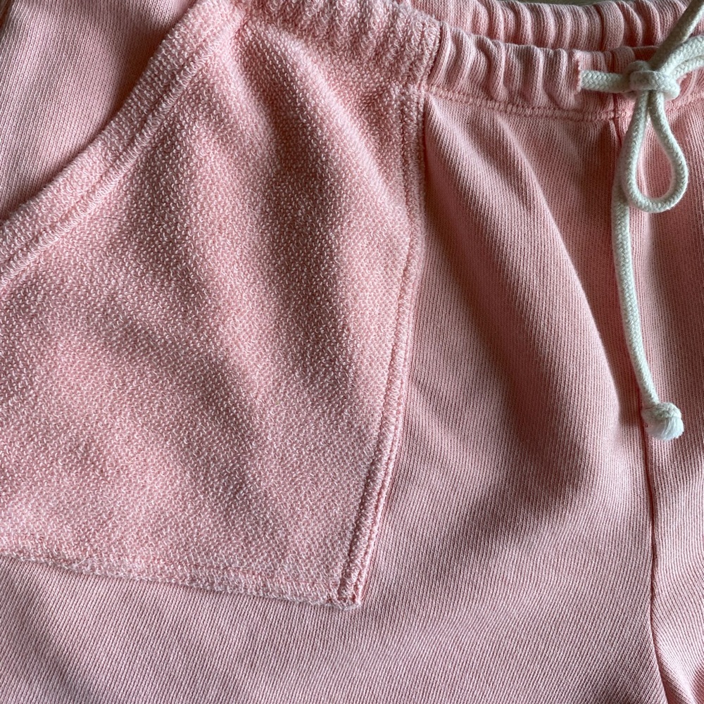 Aerie Pastel Pink Terry Drawstring Sweat Shorts - Picture 8 of 9